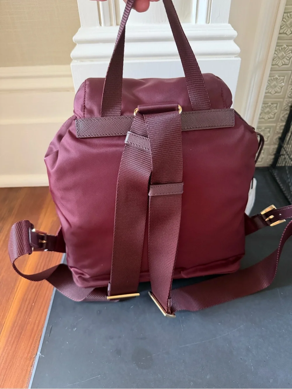 Prada nylon backpack